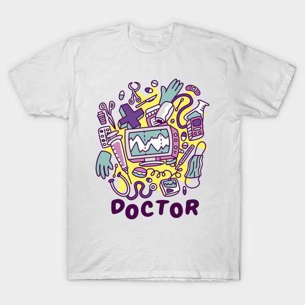 Doctor Elements T-Shirt by LindenDesigns